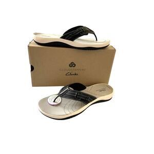 Cloud Steppers By Clarks "Sunmaze Daisy" Thong Flip Flop Women's  12